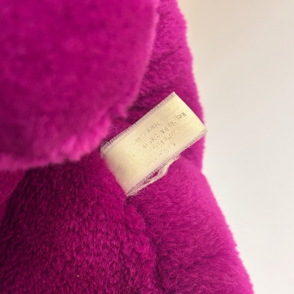 Vintage Barney Dinosaur Plush 12" Stuffed Animal Purple Green 90s Toy Stuffed - Picture 4 of 7